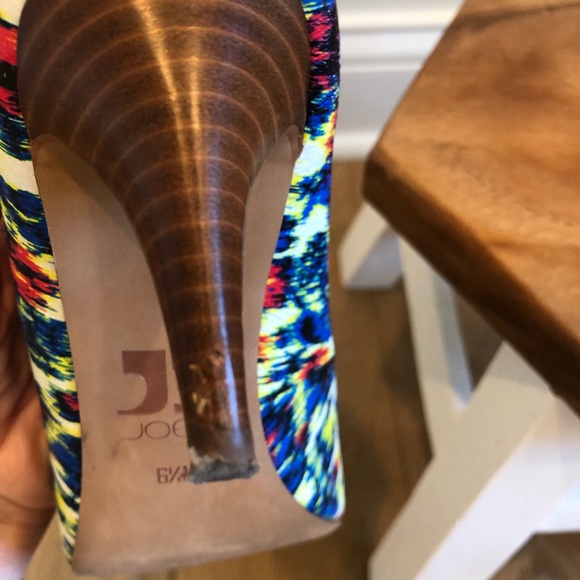 Joe’s Jeans Multicolor High Heels - Size 6.5 - Picture 2 of 15